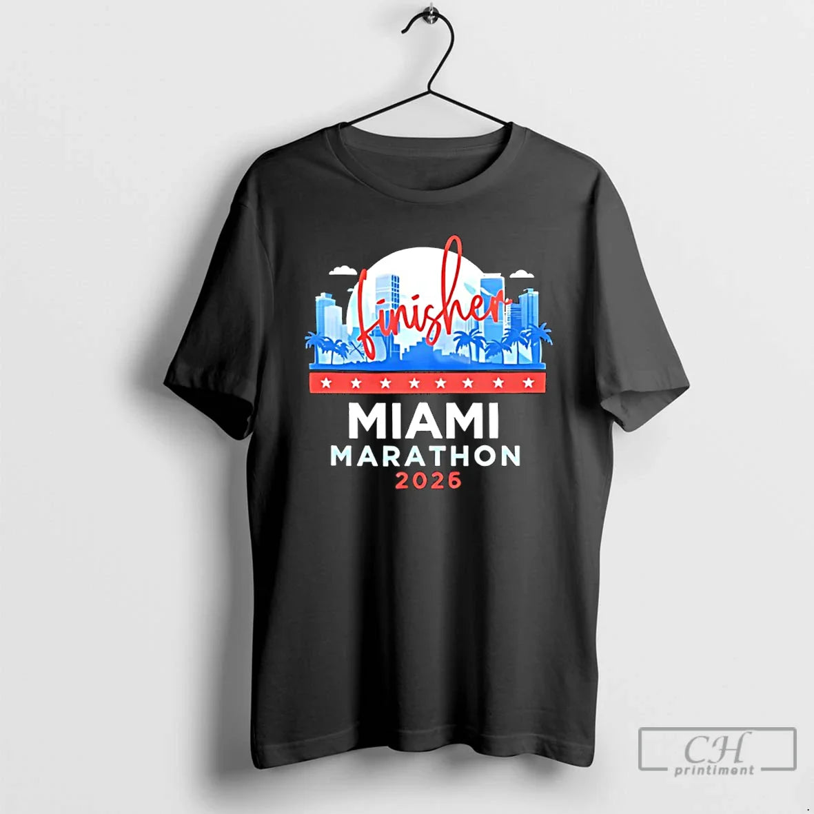 Classic Finisher Miami Marathon 2026 City Skyline Florida