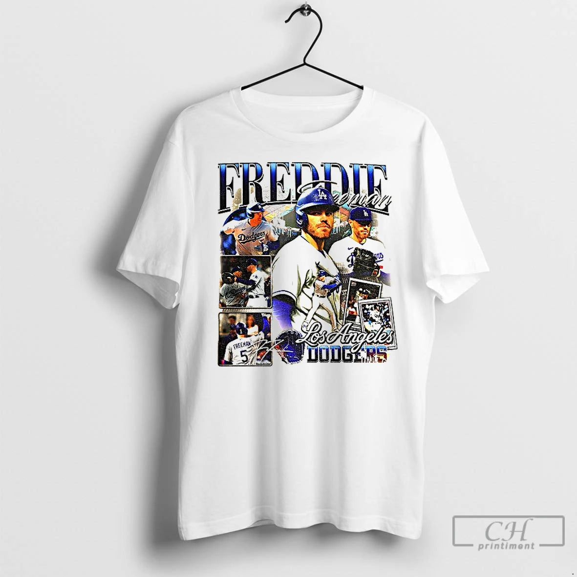Classic Freddie Freeman Los Angeles Dodgers Mlb Baseball Signature Graphic