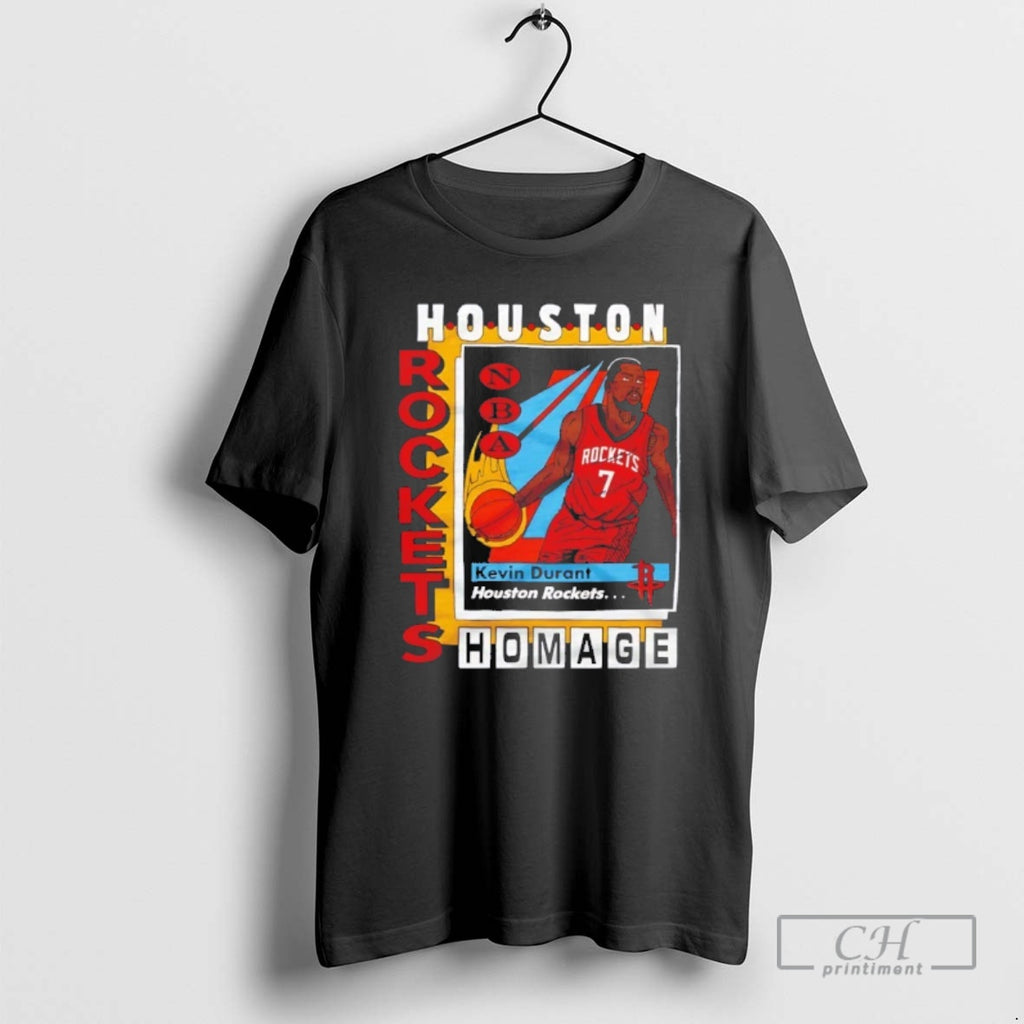 Classic Houston Rockets Kevin Durant Trading Card Shirt Sweater