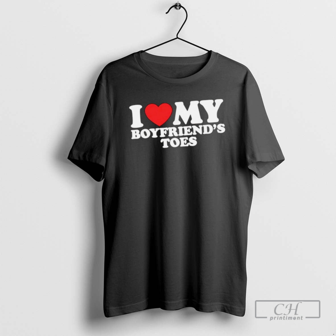 Classic I Heart My Boyfriends Toes Shirt Sweater