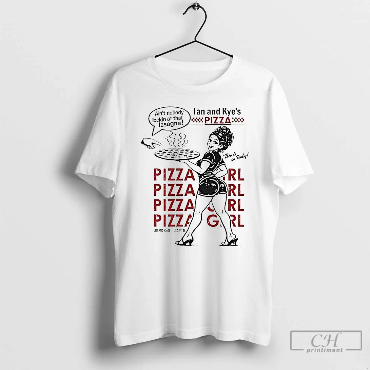 Classic Ian And Kyes Pizza Girl