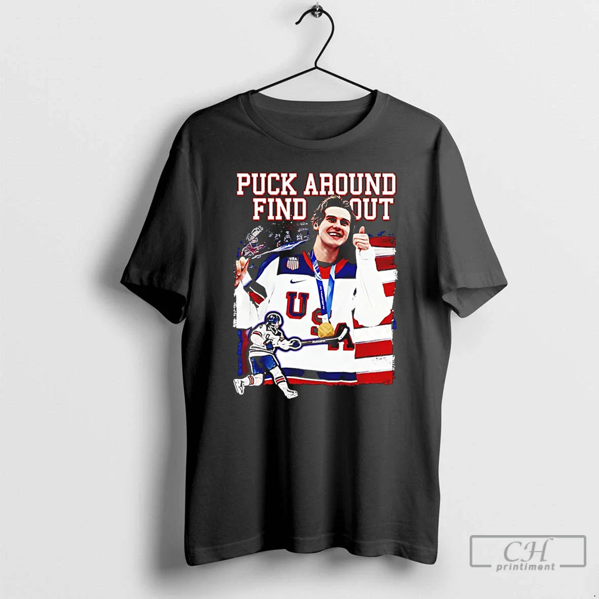 Classic Jack Hughes Puck Around And Find Out Graphic