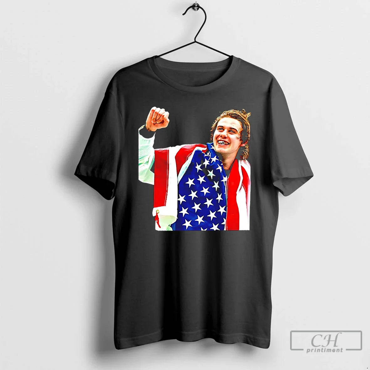 Classic Jack Hughes Team Usa Olympic Champions 2026 Graphic