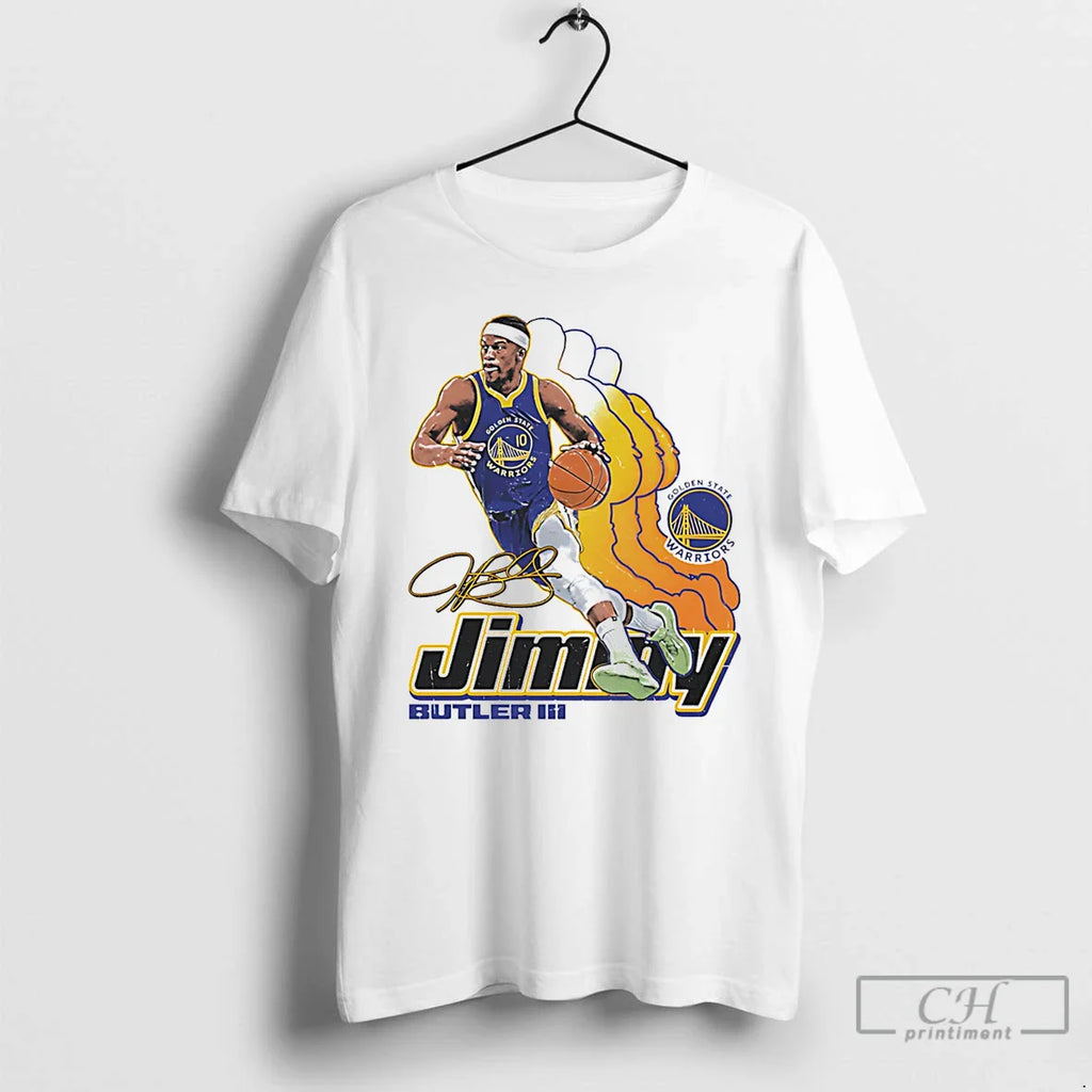 Classic Jimmy Butler Golden State Warriors Retro Signature