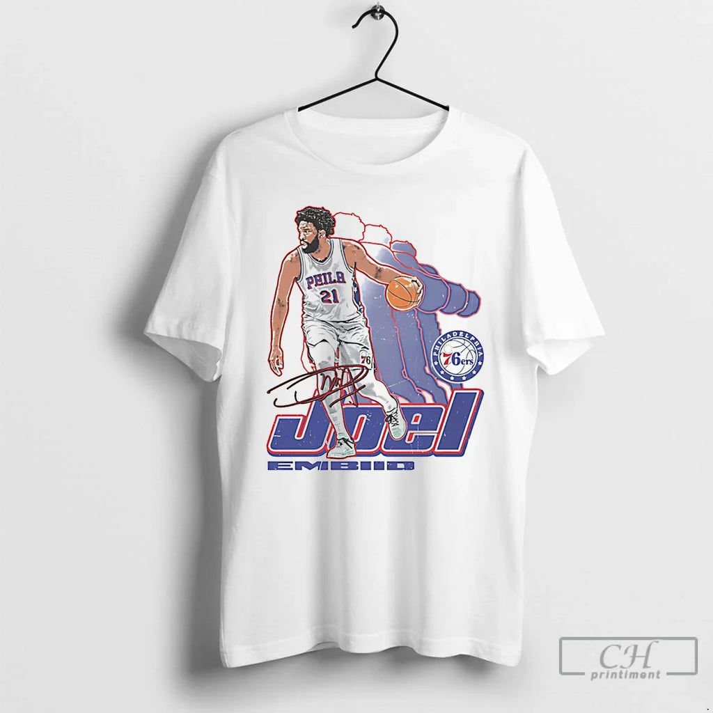 Classic Joel Embiid Philadelphia 76ers Retro Signature