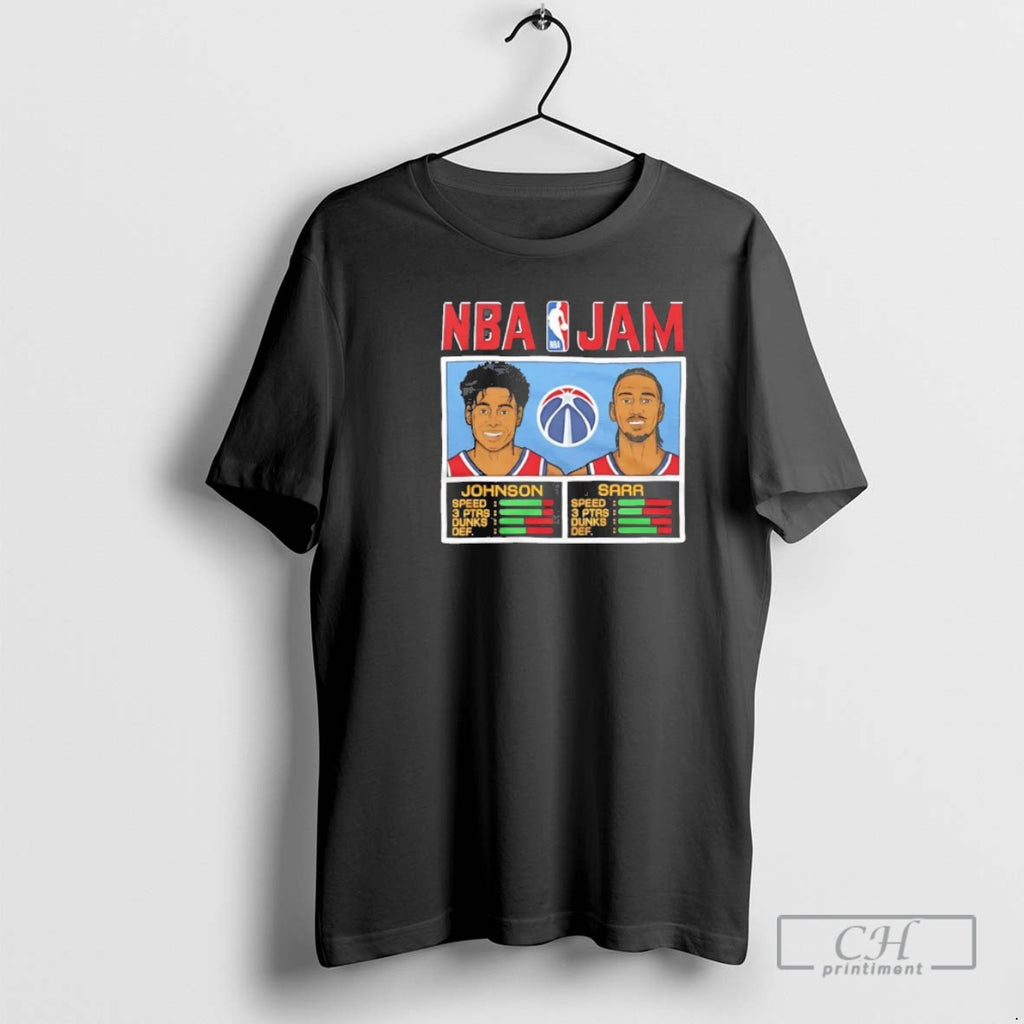 Classic Johnson And Sarr Nba Jam Wizards Shirt Sweater
