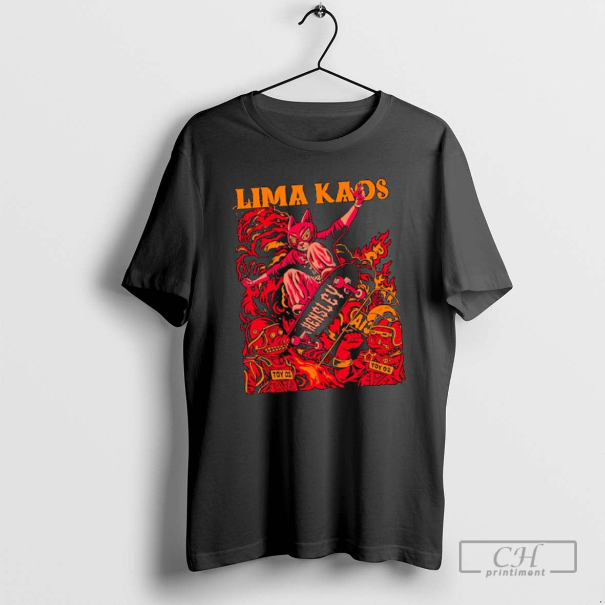 Classic Lima Kaos Hensley Skateboard Character Shirt Sweater