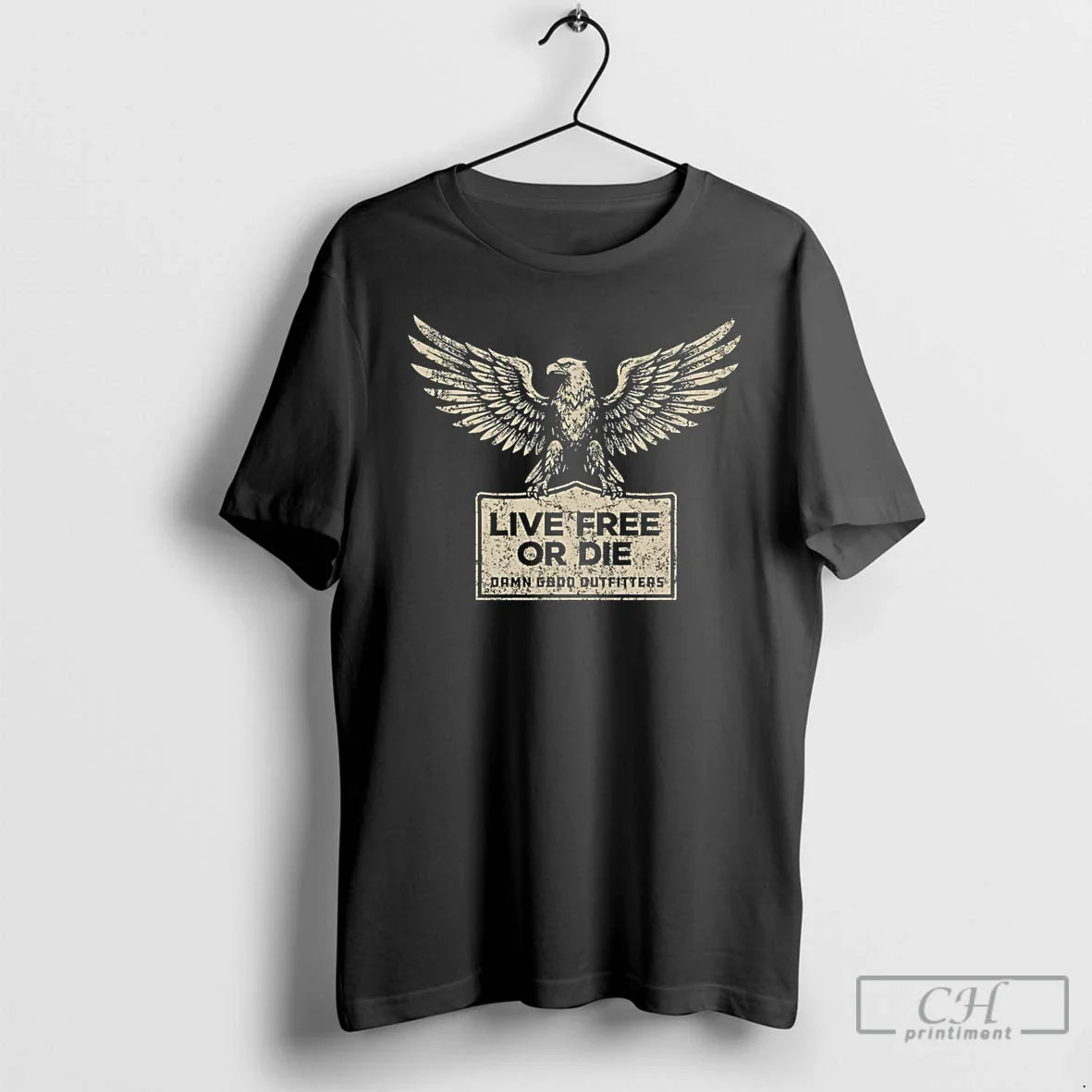 Classic Live Free Or Die Damn Good Outfitters