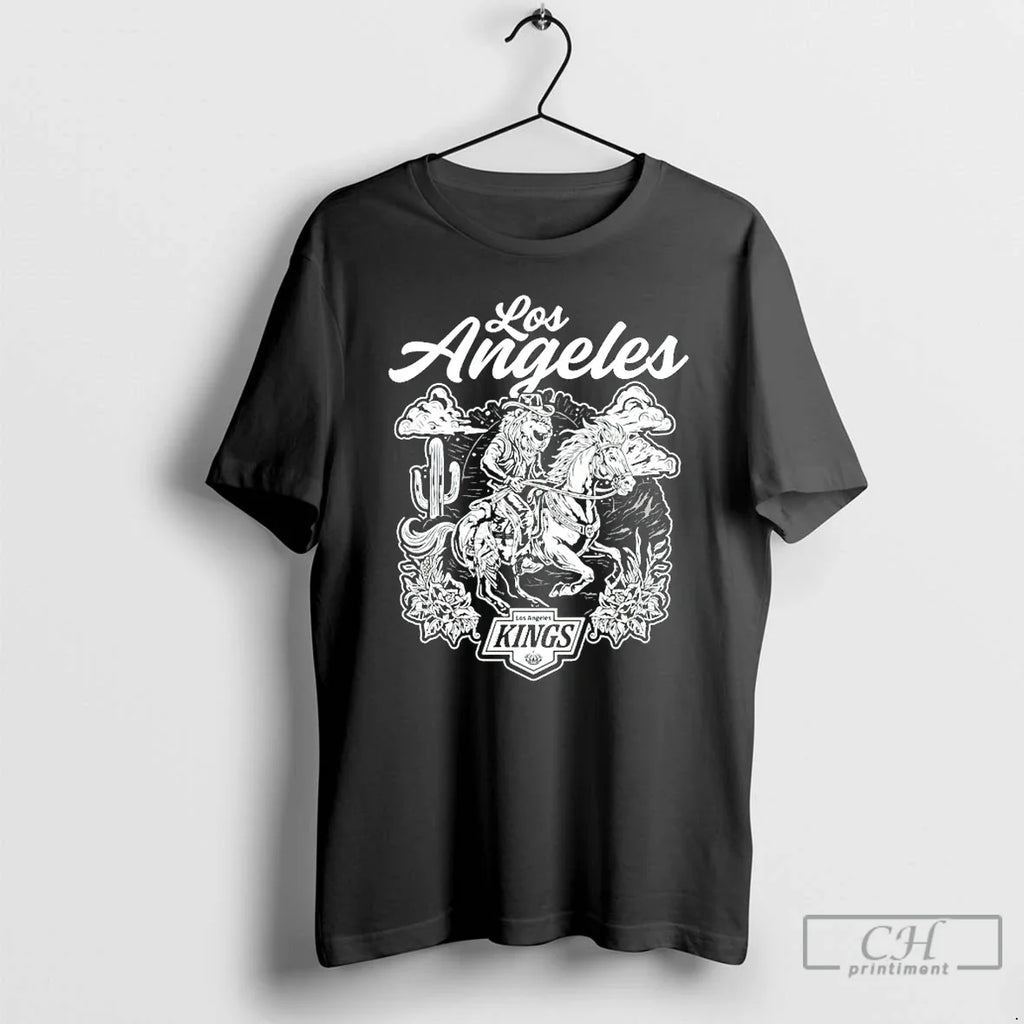Classic Los Angeles Kings Lion Riding Horse