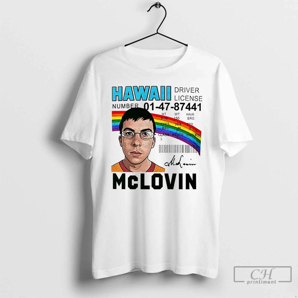 Classic Mclovin Hawaii Driver License Signature