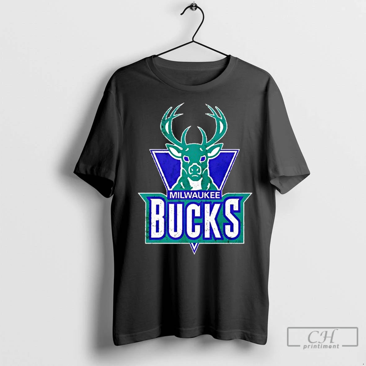Classic Milwaukee Bucks Logo Graphic