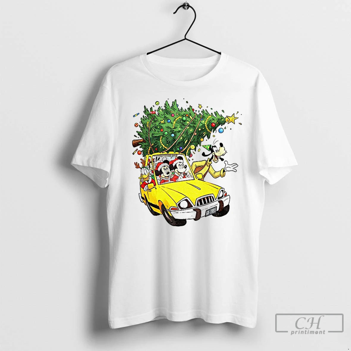 Classic Mouse And Friends Truck Christmas Tree Merry Christmas