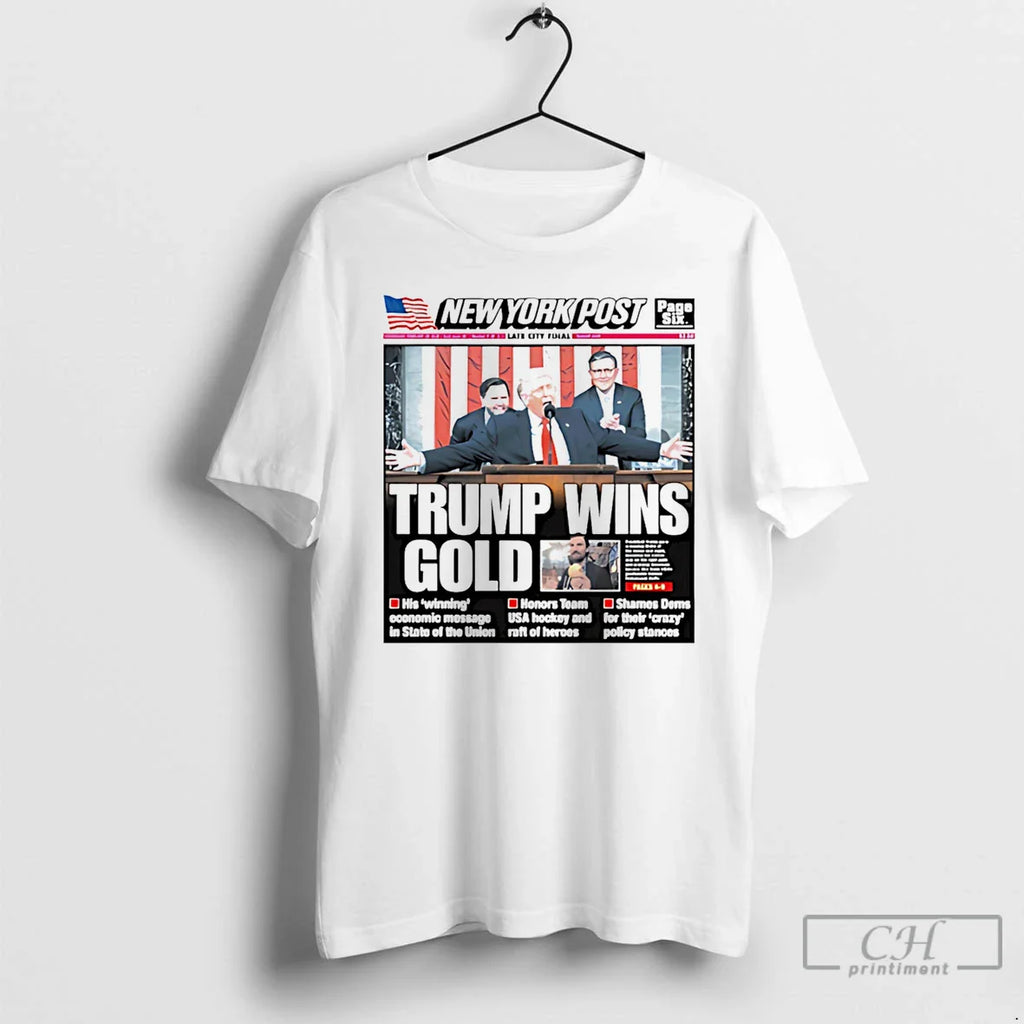 Classic New York Post Trump Wins Gold Cover