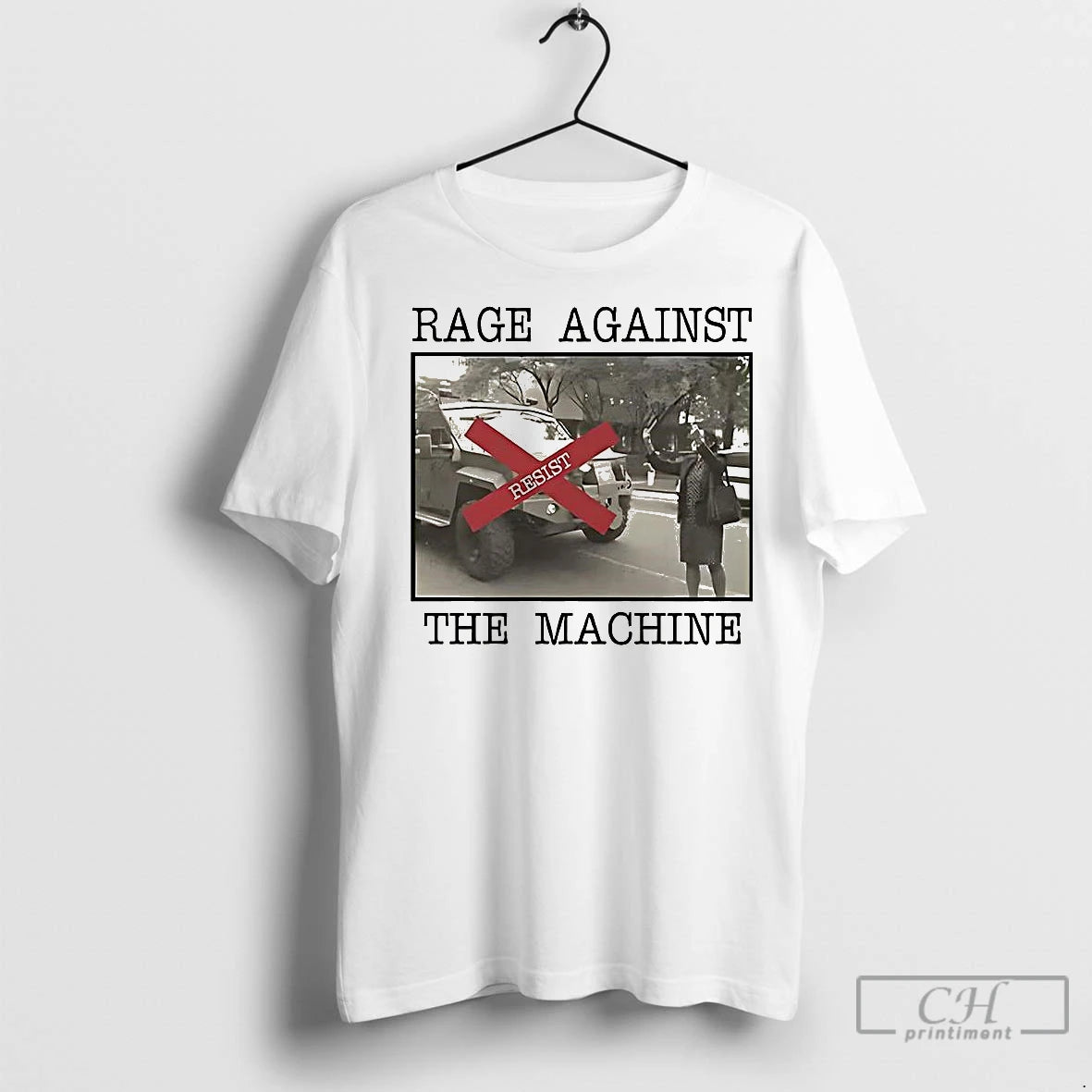 Classic New York Woman Resist Rage Against The Machine Retro Music Lover