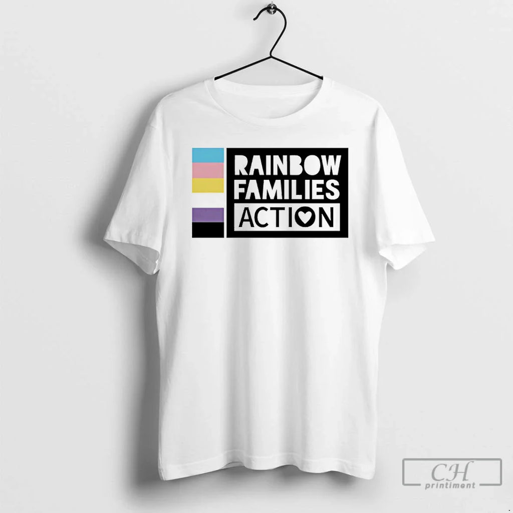 Classic Rainbow Families Action Pride Month