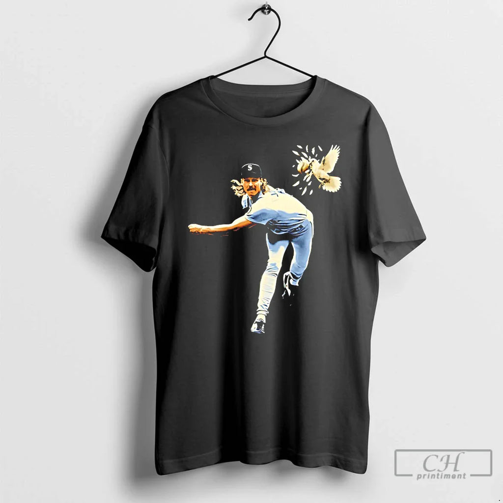 Classic Randy Johnson Seattle Mariners The Bird