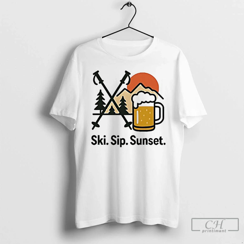 Classic Ski Sip Sunset