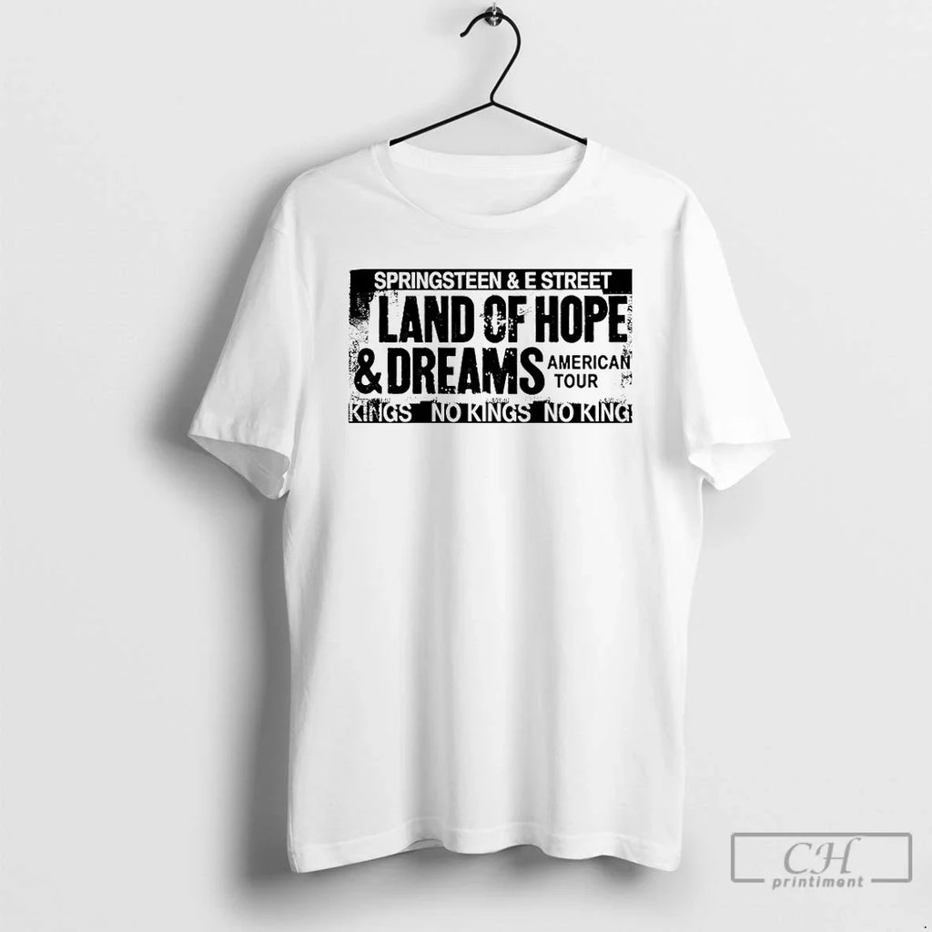 Classic Springsteen And E Street Land Of Hope And Dreams American Tour T Shirts Sweater