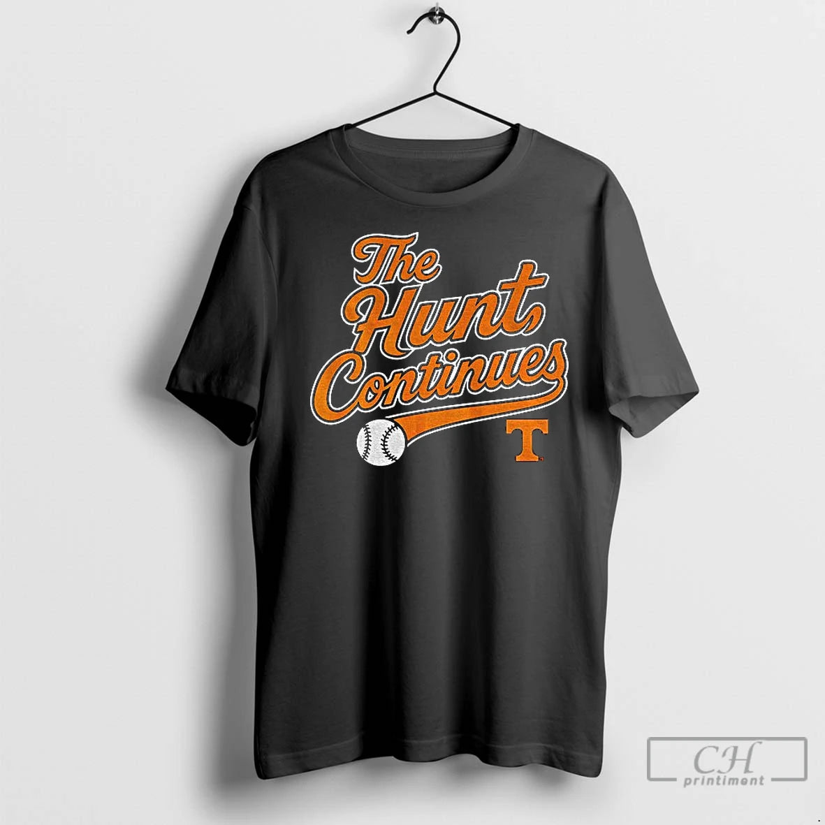 Classic The Hunt Continues Tennessee Volunteers Baseball Logo 2025