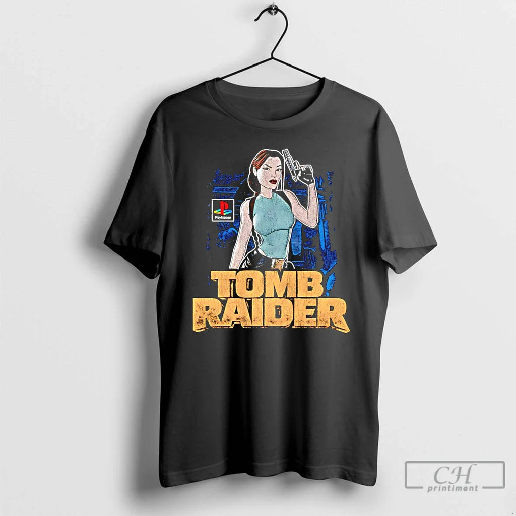 Classic Tomb Raider Character With Gun Game