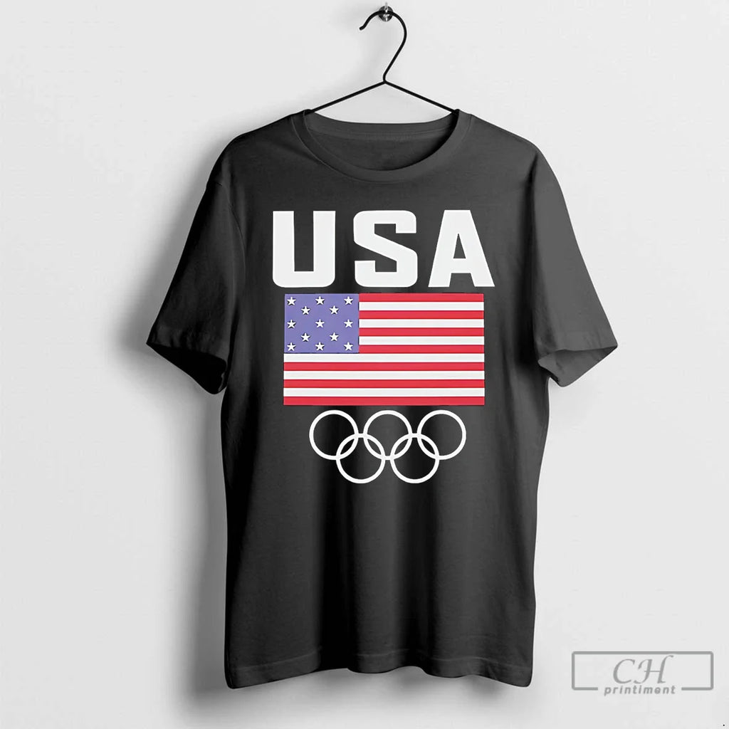 Classic Usa Olympic American Flag