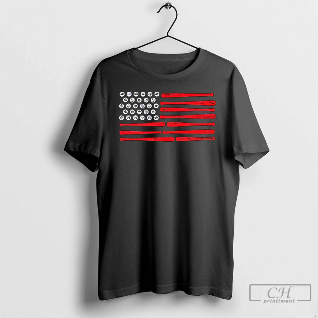 Classic Usa Baseball Flag