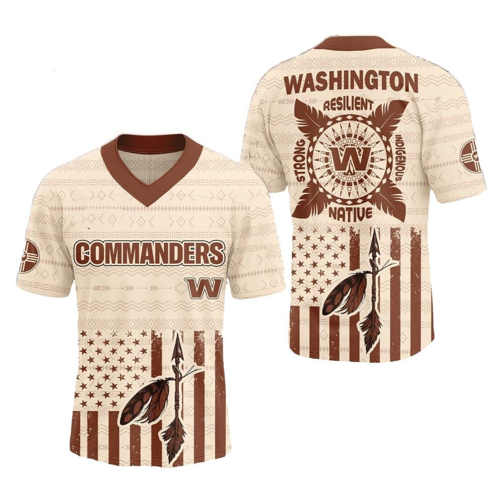 Commanders Native American Jersey 2025 - Grishko.com