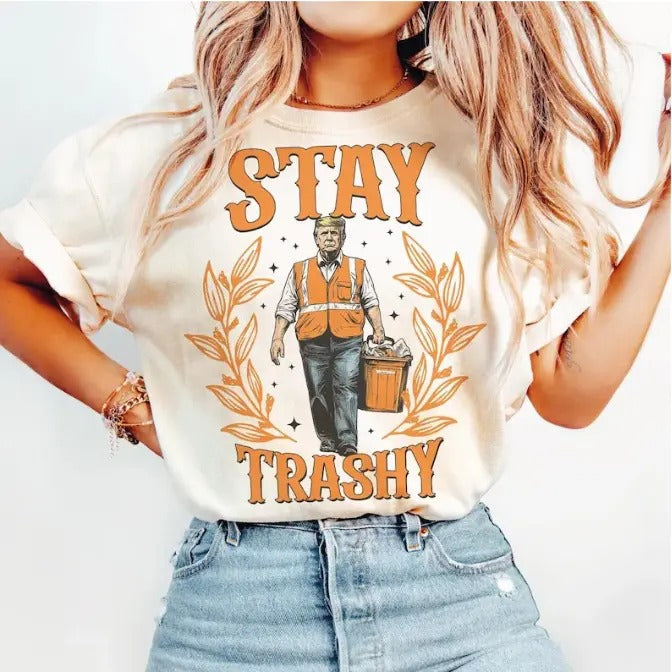 Cool Donald Trump As Garbage Collector Size S 3XL Top Womenswear Underwear Humen T-Shirts