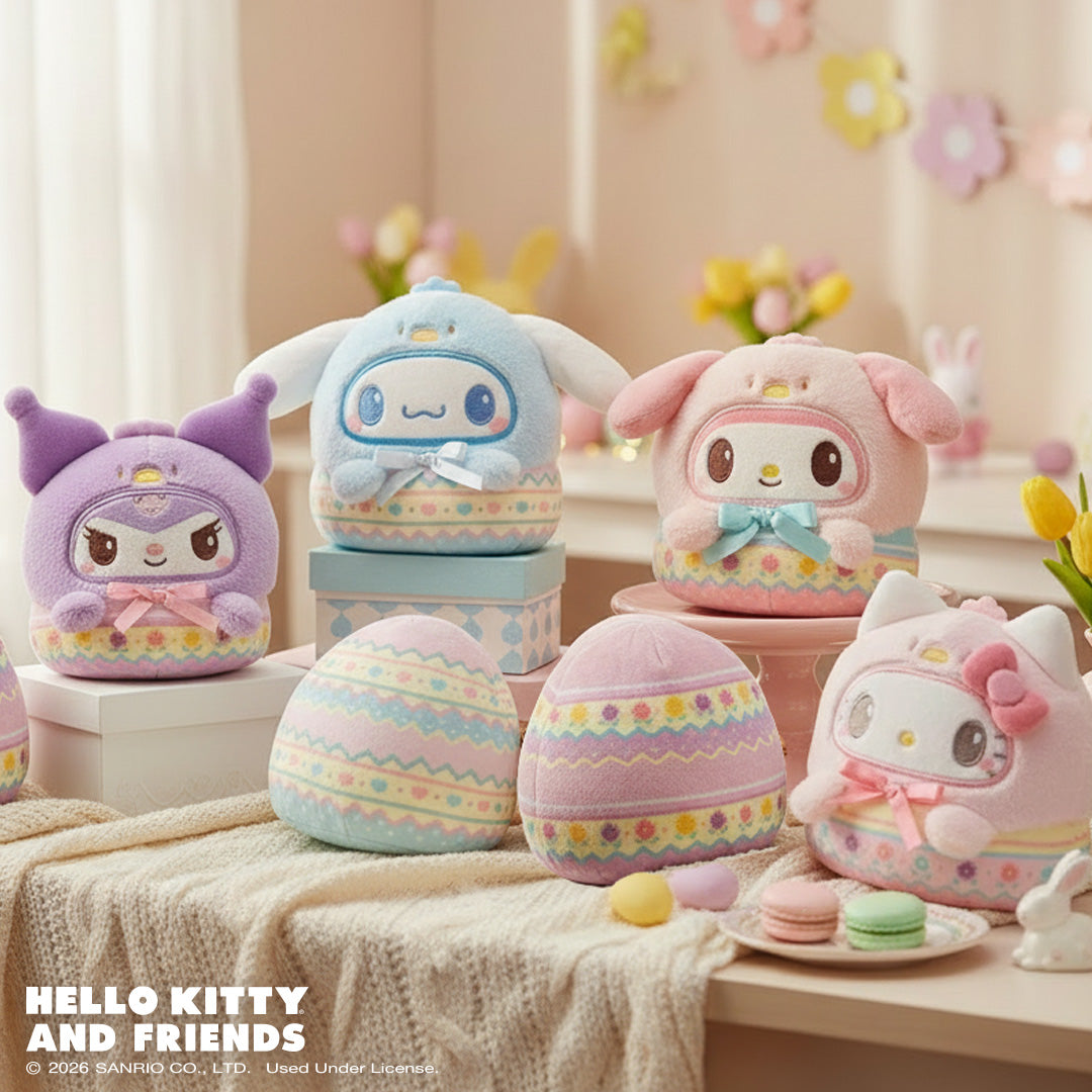 Easter Egg Cinnamoroll 4" Reversible Plushie