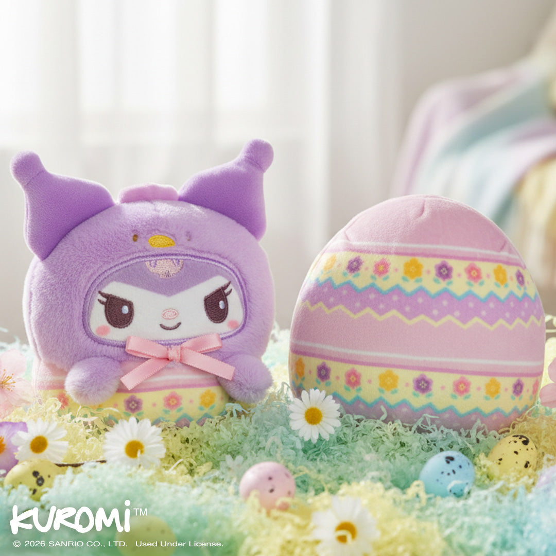 Easter Egg Kuromi 4" Reversible Plushie