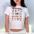 Coquette This Season List Y2k Baby Santa Xmas 90s Vintage Cotton T-Shirts