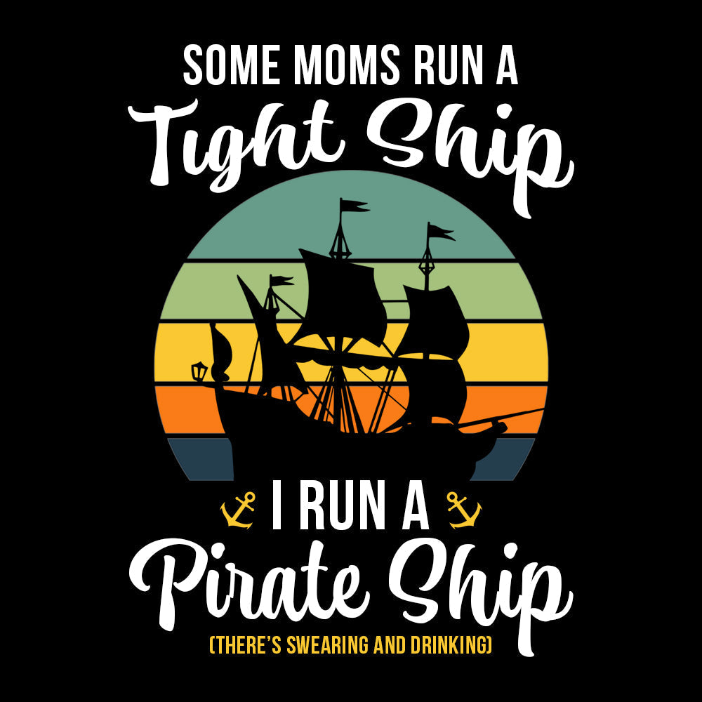 Mom Pirate Ship Hoodie