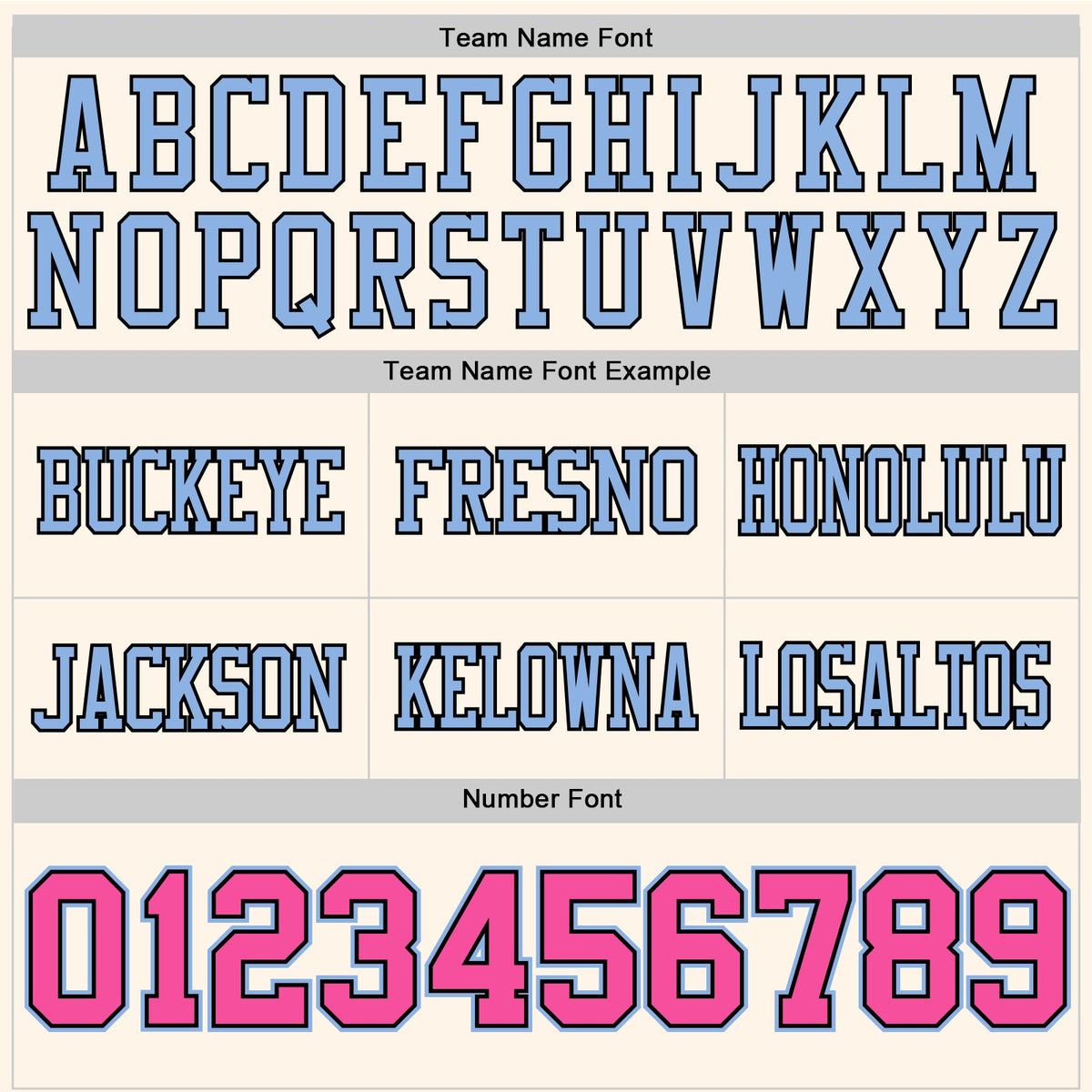 Custom Cream Pink Black-Light Blue Authentic Football Jersey