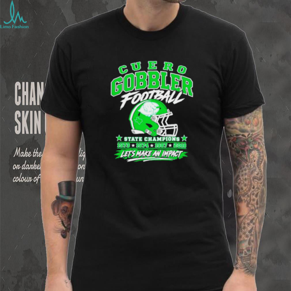 Cuero All Sports Booster Gobbler Football 2026 helmet shirt