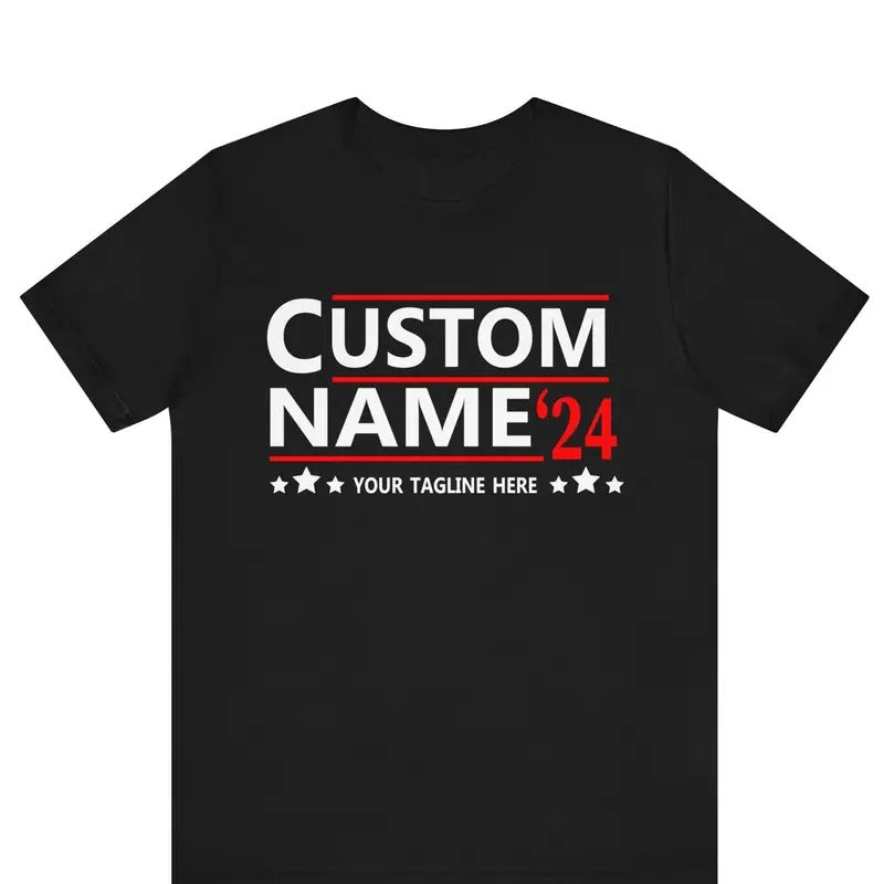 Custom Election Custom Presidential Election Shirt 2024 President Personalized Election Politics Shirt Personalized 2024 T-Shirts