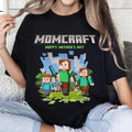 Custom Personalized MomCraft Happy Shirt Chicken Jockey Gaming Happy Trending Game T-Shirts