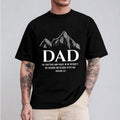 Dad Righteous Man Walks His Integrity Christian Casual Crew Neck Short Sleeve Tops Perfect T-Shirts