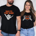 Dad Bone Haunt Mama Shirt Matching Parents Funny Skeleton Halloween Shirt Family Halloween Party T-Shirts
