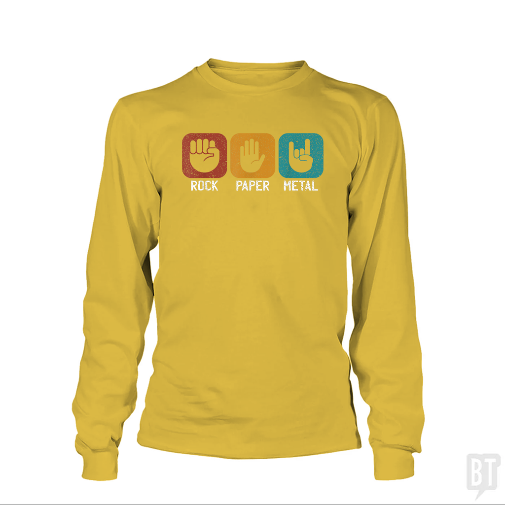 Rock Paper Metal Long Sleeve