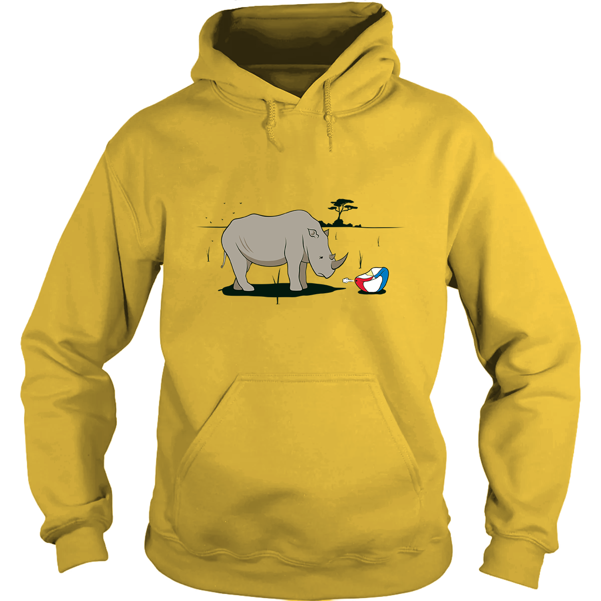 Sad Rhino Hoodie
