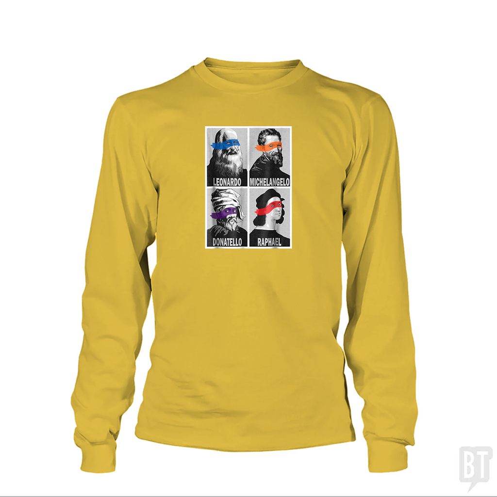 Renaissance Ninja Artists Long Sleeve