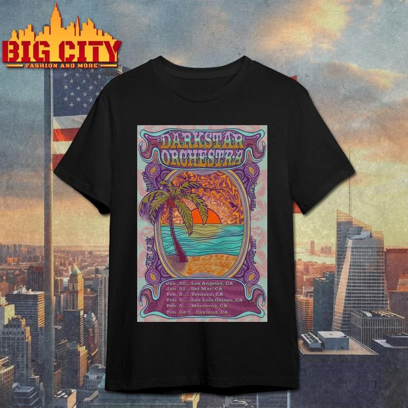 Dark Star Orchestra Tour 2026 California Poster Shirt