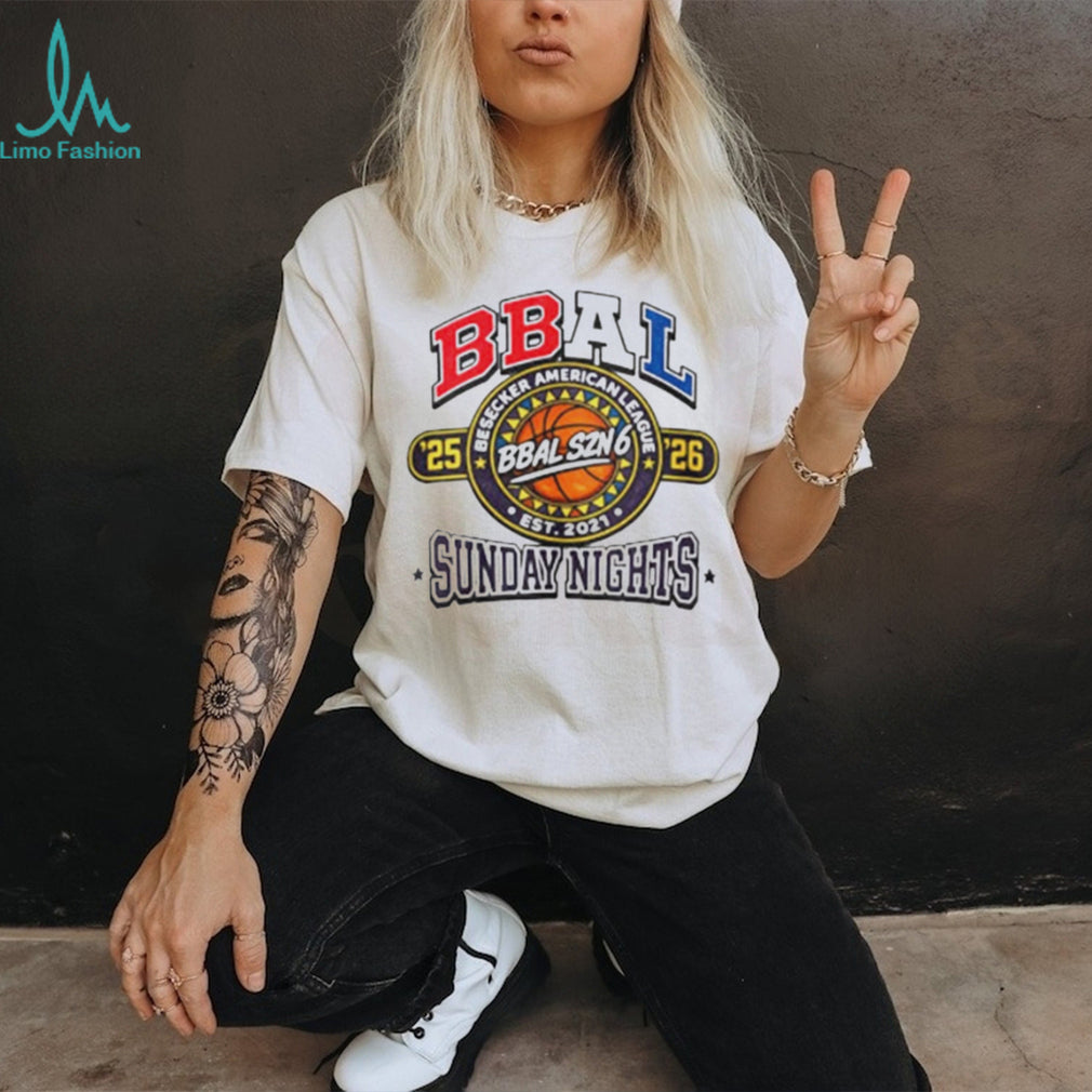 Dave Portnoy with BBAL Sunday Nights 25 26 Shirt