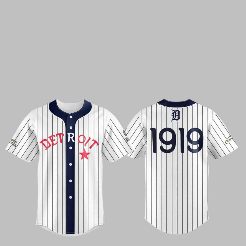 Detroit 1919 Black In Baseball Jersey - Grishko.com