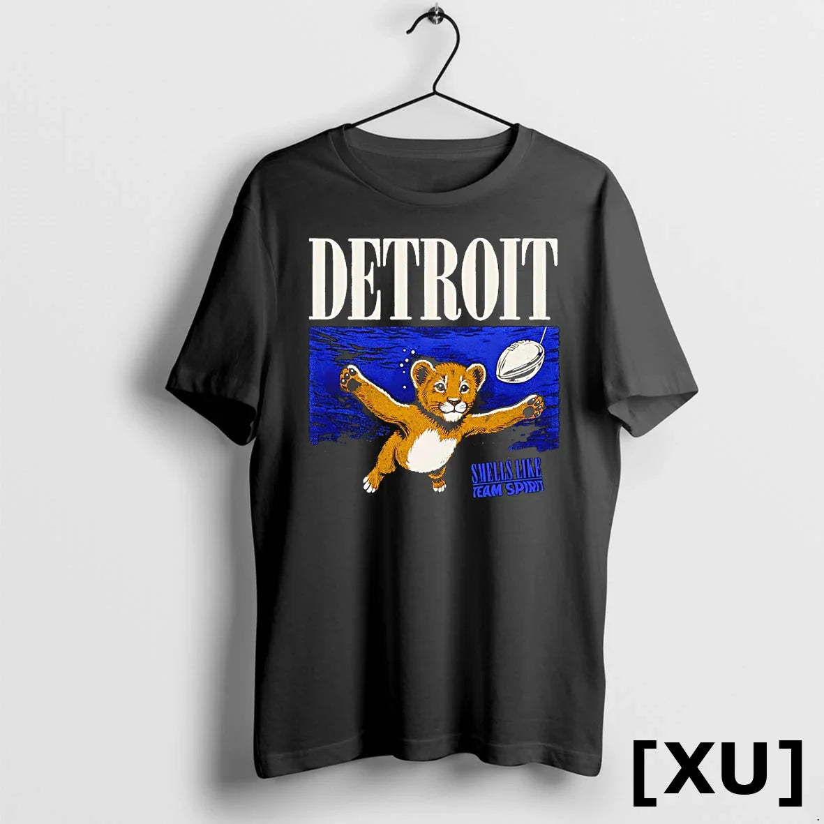 Detroit Football Smells Like Team Spirit Tshirts Sweater