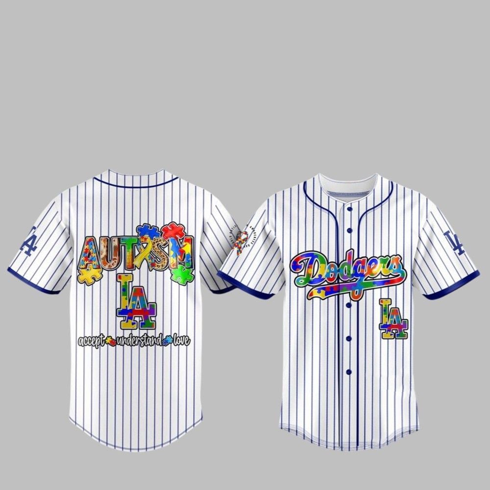Dodgers x World Autism Awareness Day Special Jersey - Grishko.com