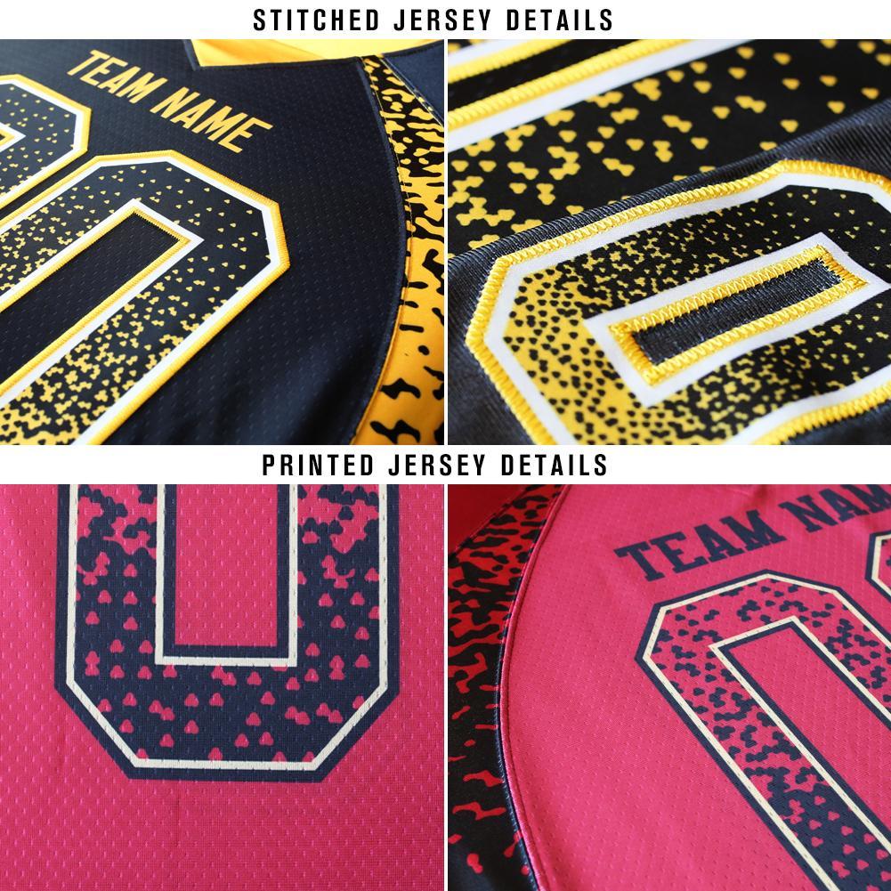 Custom Gold Brown-White Drift Fashion Football Jersey
