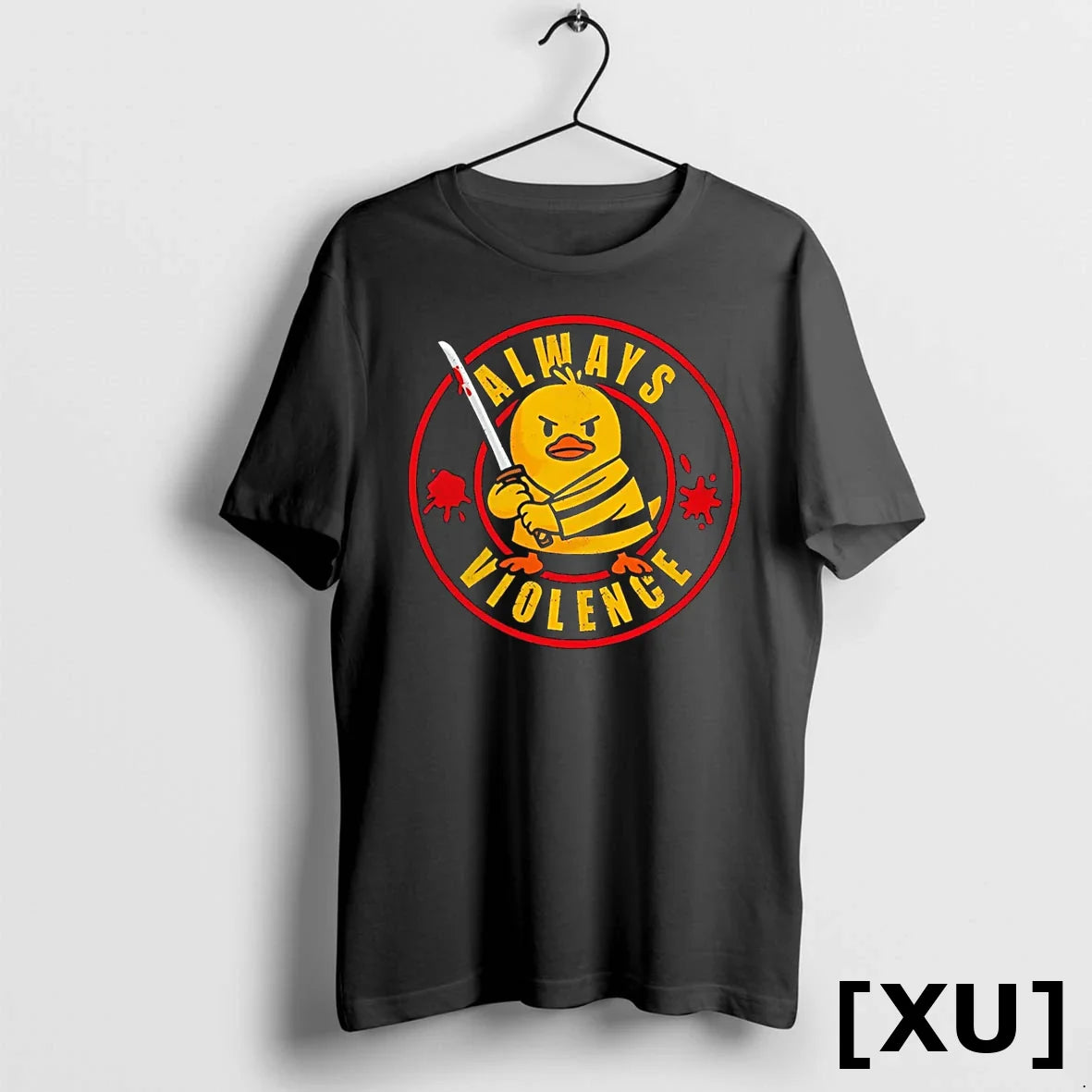 Duck With Knife Always Violence Tshirts Sweater