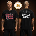 Dying Wish Drenched In Sin We Shall Never Be Forgiven Two Sided Unisex Black T-Shirt