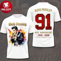 Elvis Presley King Of Rock And Roll 91St Anniversary 2026 Two Sided Shirt